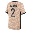 Conjunto (Camiseta+Pantalón Corto) Paris Saint-Germain Hakimi 2 Cuarta Equipación Jordan 23-24 - Niño